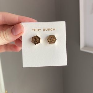 New!! Gold Tory Burch Earring